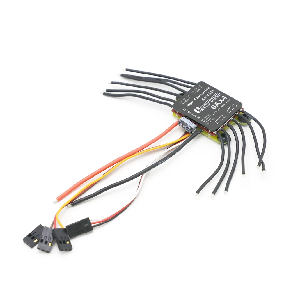 Бесщеточный Квадрокоптер FVT SKY Esc 4 в 1 6A 12A 20A 30A Quattro UBEC для FPV Racer Camera RC|esc in 1|4 esc20a esc |