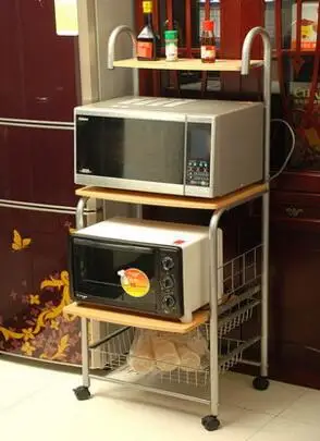 Полка для микроволновой печи. Рамка кухни. Многослойная оправа приема|the shelf|rack