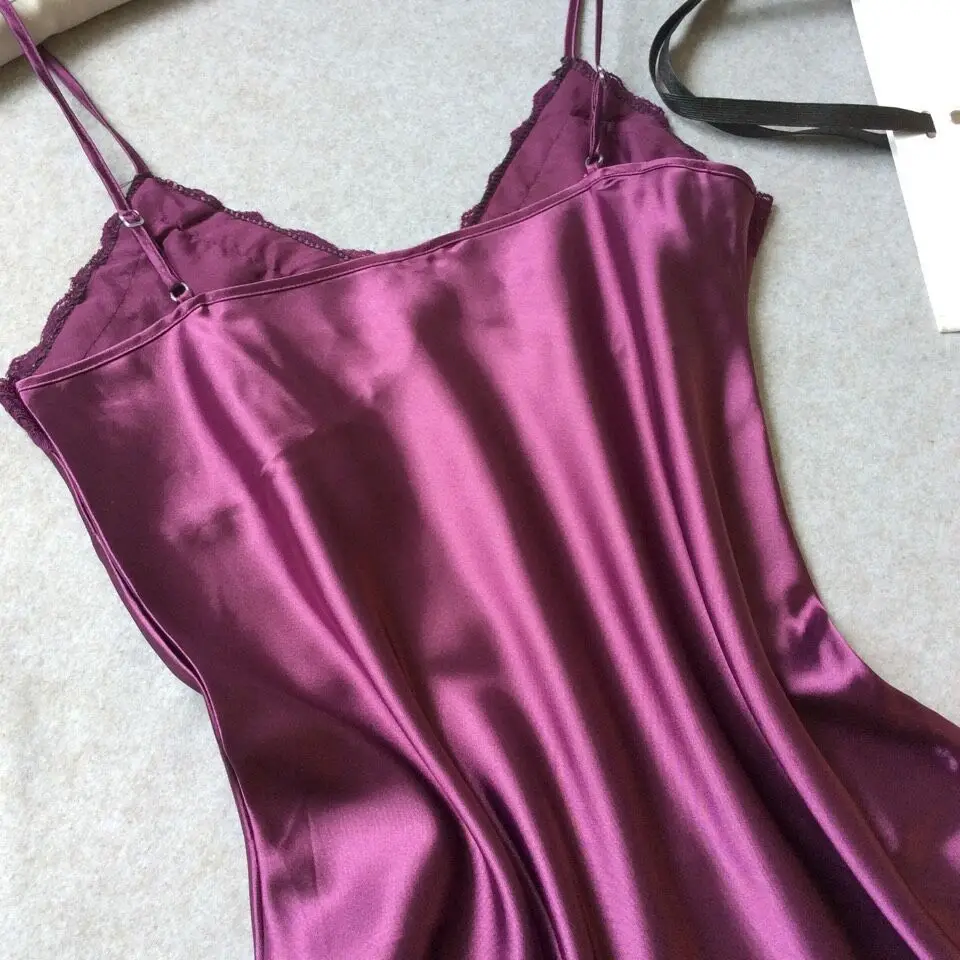 Летняя пикантная шелковая ночная рубашка для женщин|sexy silk|silk summersilk sexy |
