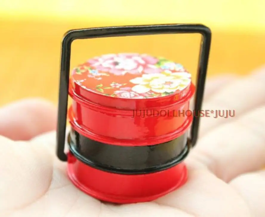 

1:12 Cute Dollhouse Miniature kitchen MINI Chinese traditional style food box