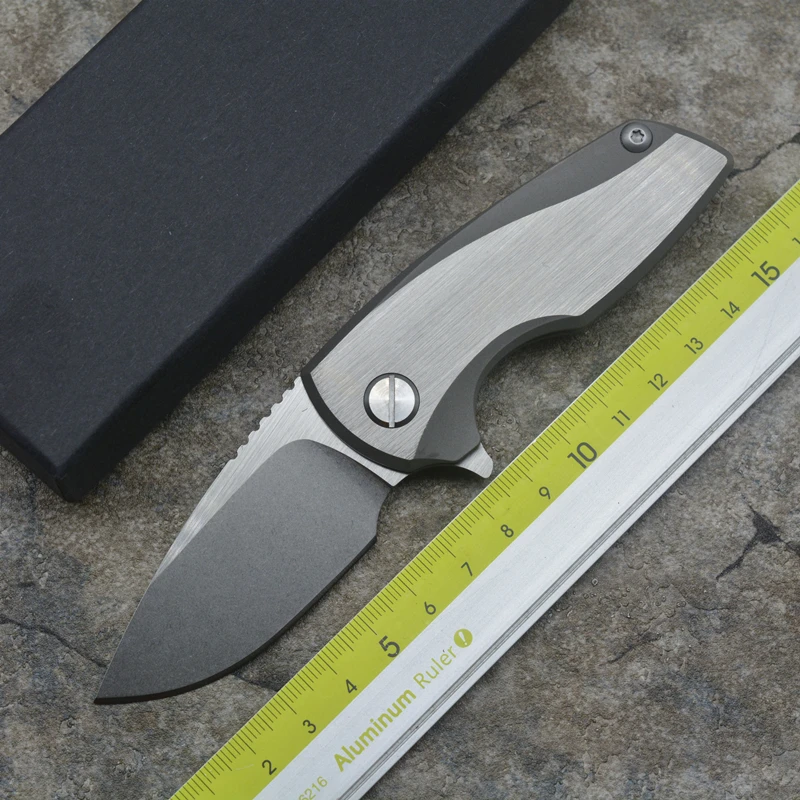 

Складной нож Fat Flip D2 лезвие + титановый подшипник TC4 инструмент для охоты и выживания EDC