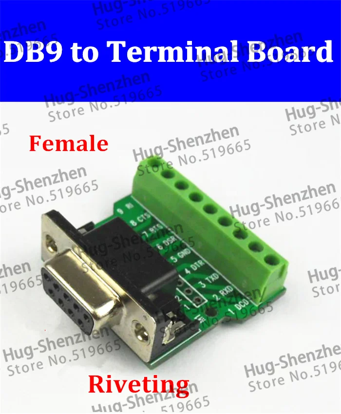 Высококачественная искусственная заклепка DB9 DR9 женская для клеммы рабочая