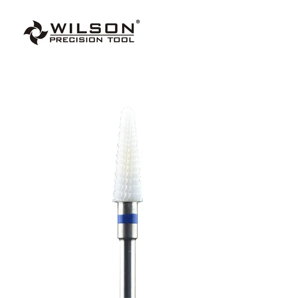 6402505 4,5 мм коническая форма-WILSON Белый керамический сверло для ногтей& циркония керамические боры(6400305 6400405 6400505 6400605 - Цвет: 6402505