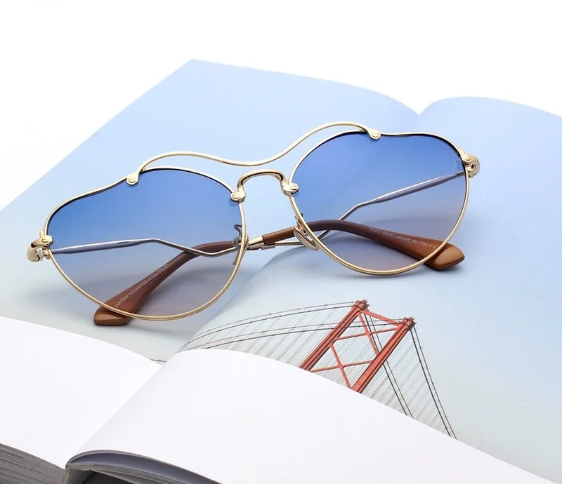 IMAKEFASHION уникальные женские солнцезащитные очки с бабочками металлическая оправа