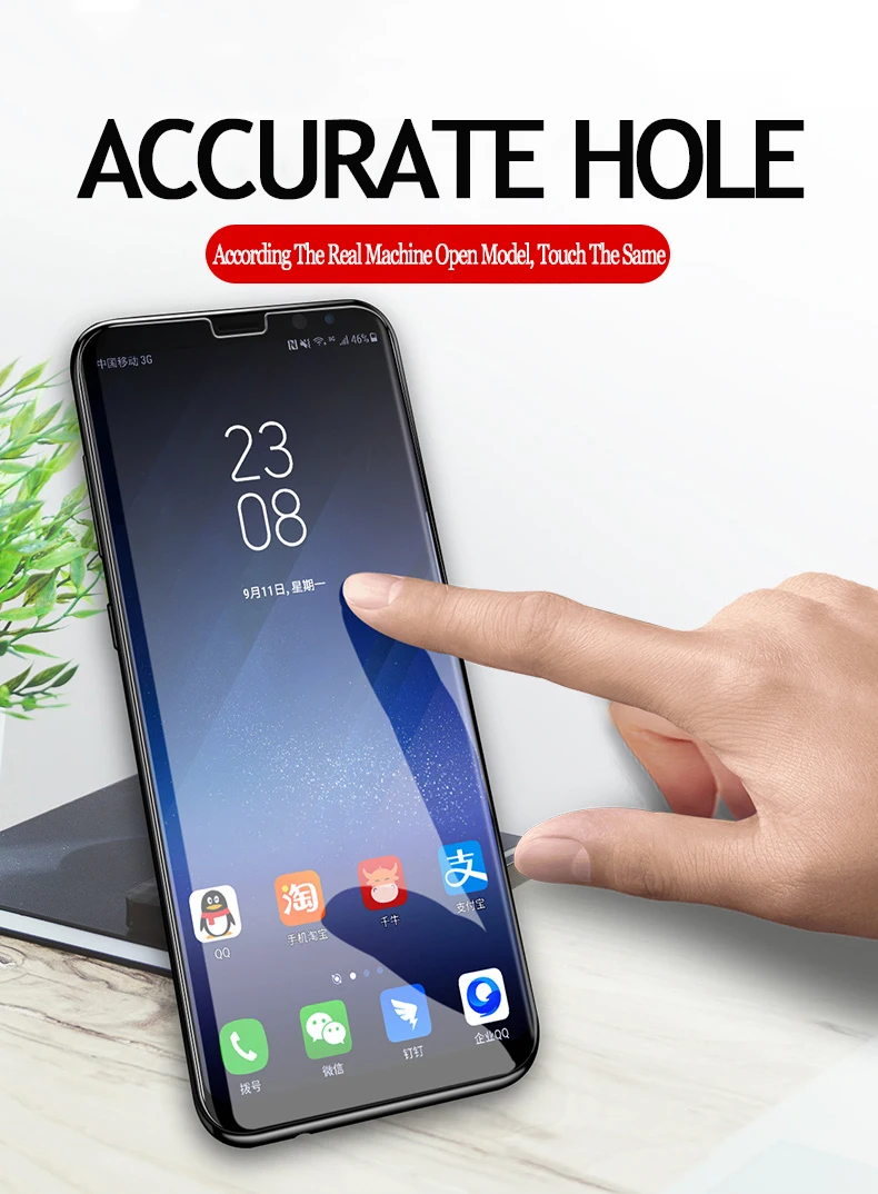 9D УФ жидкое изогнутое полное клеевое закаленное стекло для samsung Galaxy S8 S9 10 Plus Note 8 9 10 S10 Защитная пленка для экрана