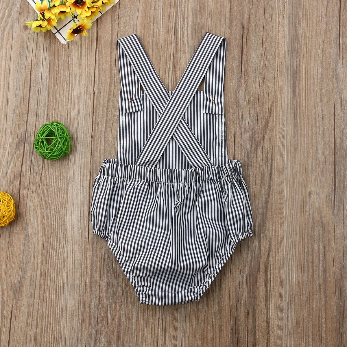 

Newborn Baby Clothes Kids Boy Girl Infant Romper Button Sleeveless Strappy Jumpsuit Playsuit Brief Fashion Casual Cotton Outfits