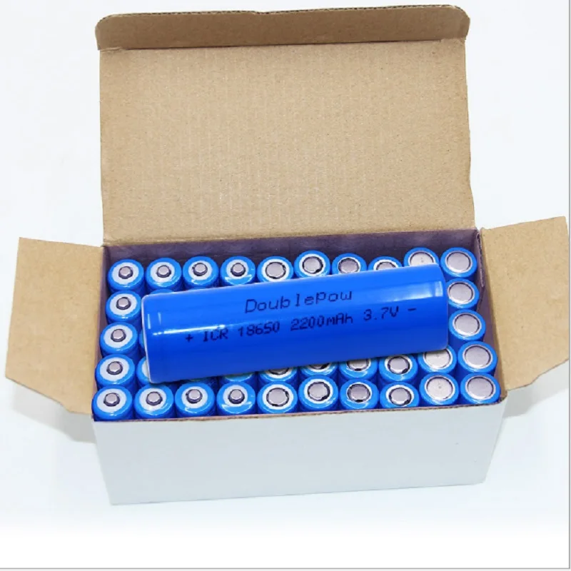 

6PCS Li 18650 Battery Rechargeable batteries 2200maH bateria 18650 Rechargeable ICR 18650 26F Battery 3.7v Li-ion for flashlight