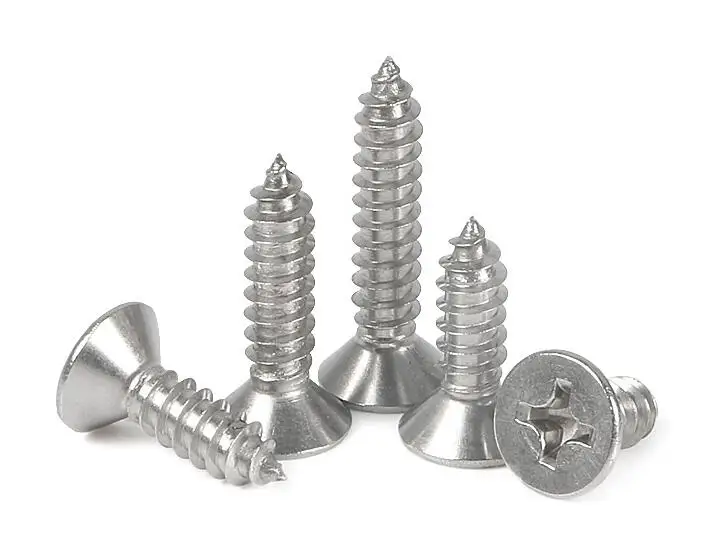 

M3 M4 M5 деревообрабатывающие плоские головки Philips CSK самонарезающие винты из нержавеющей стали