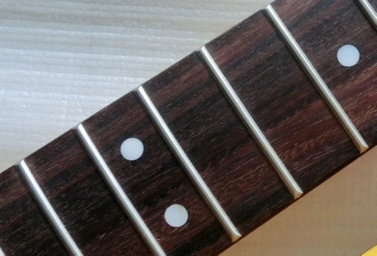 Дисадо 22 лада гриф из кленового розового дерева с пламенем тигра электрогитара