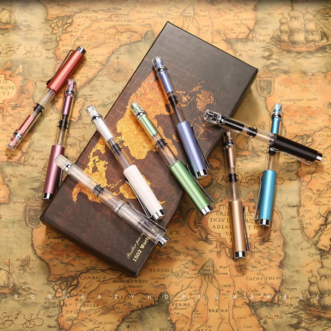 Красочные высокое качество поршневая Ручка кисти авторучка для студентов офиса |