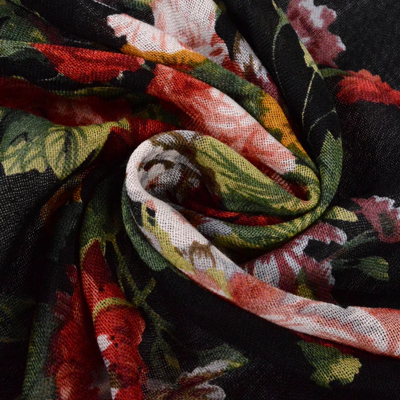 [BYSIFA] зимние женские оранжевые и синие шарфы из пашмины модный трендовый