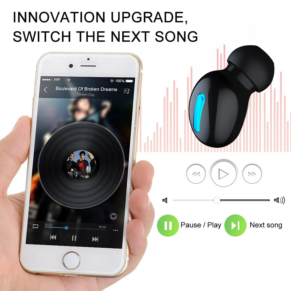 Q32 беспроводные наушники 5,0 Bluetooth наушники мини TWS наушники для iPhone/samsung/HUAWEI слуховой аппарат стерео Бас дешево