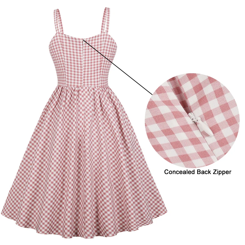 Женское платье Tonval винтажное плиссированное на тонких бретельках с высокой