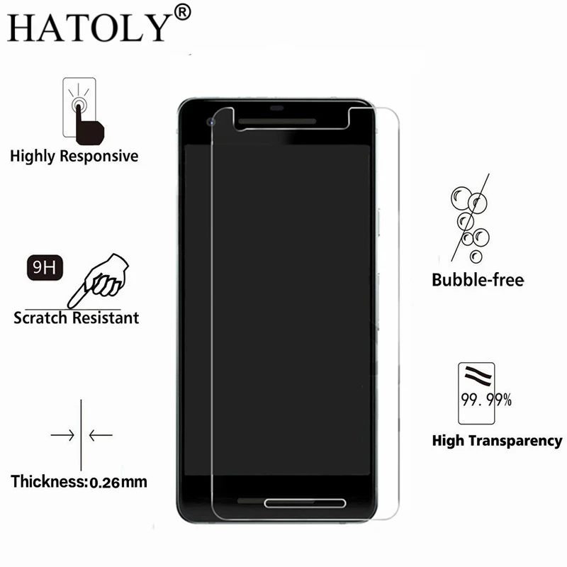 2 шт. закаленное стекло для Google Pixel ультратонкая Защита экрана пленка 5 0 дюйма HATOLY |