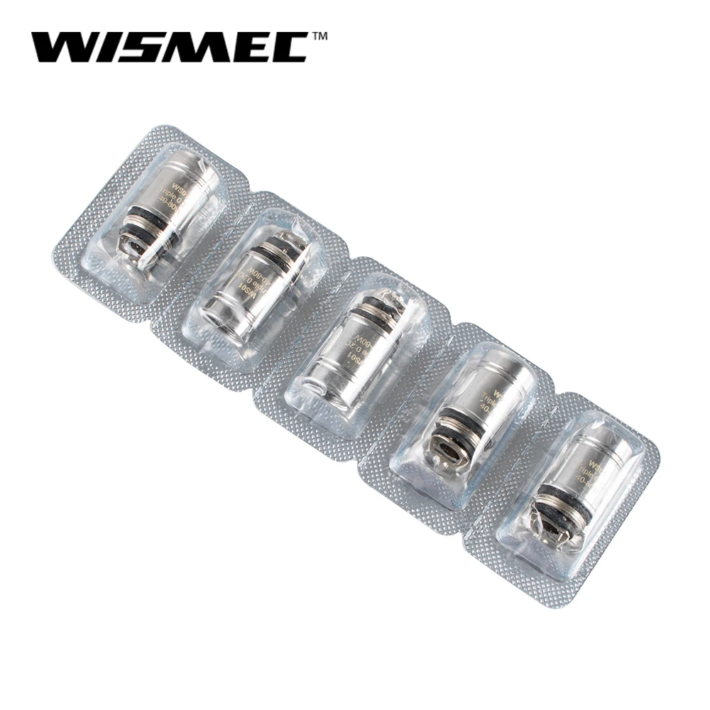 100% оригинал Wismec Reux мини головка Замена Тройная катушка 0.2ohm нержавеющая сталь