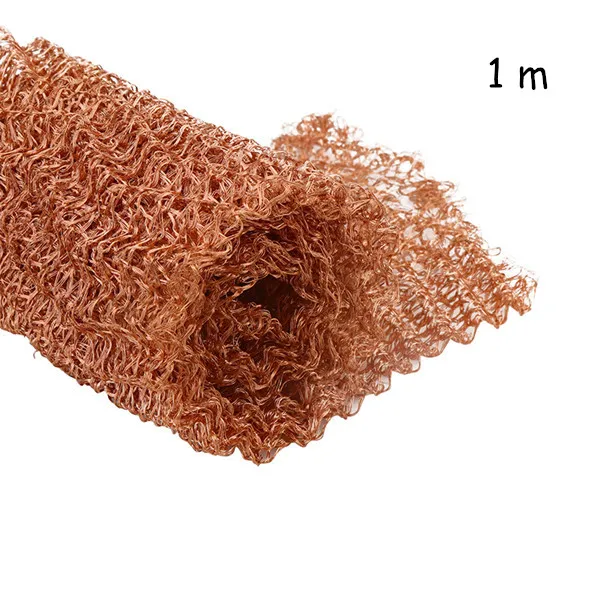 100 cm 4 провода сетка из чистой меди тканый фильтр, санитарный пищевой тканый сетчатый экран для дистилляции, домашнее пиво 100 мм ширина - Цвет: 100 cm