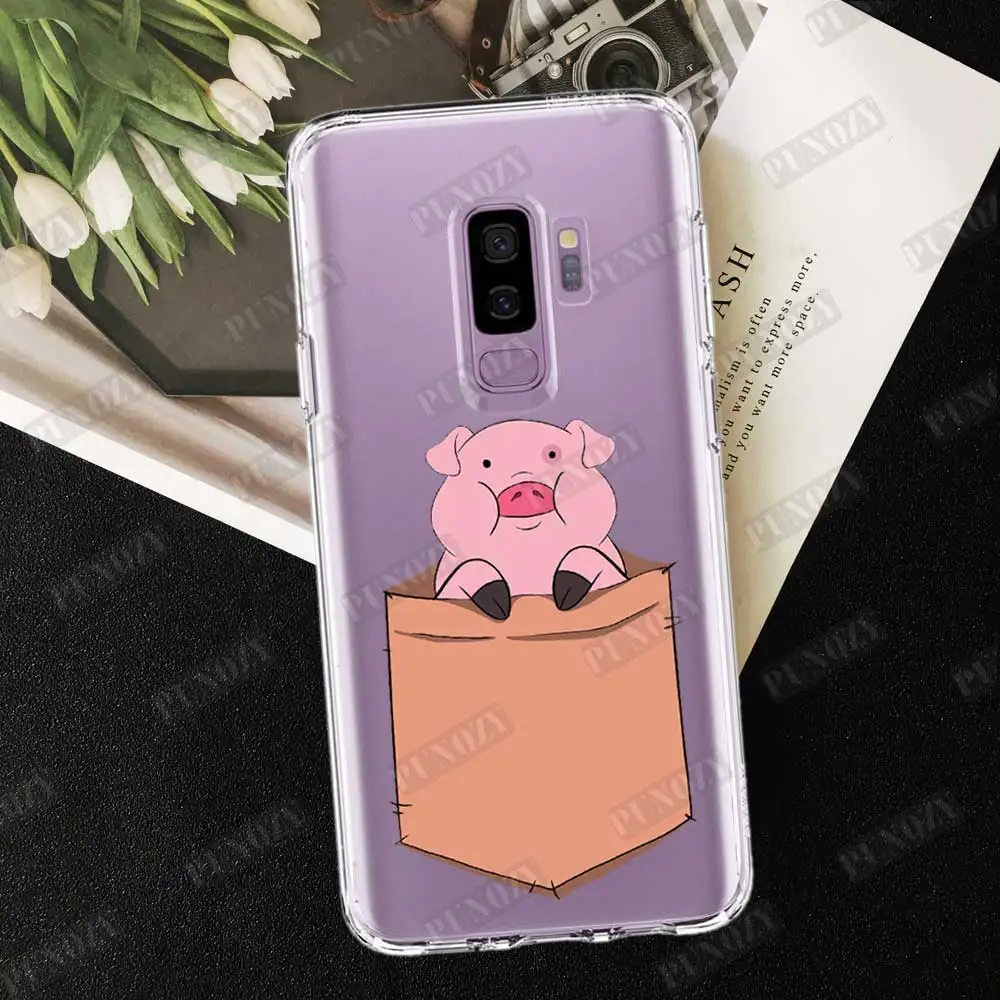 TPU A453 Милый чехол для телефона с рисунком из мультфильма Гравити Фолз всадники свиньи Для samsung s7 s6 edge A6 s8 s9 Plus A5 S5 Мягкий силиконовый чехол из ТПУ - Color: TPU A453
