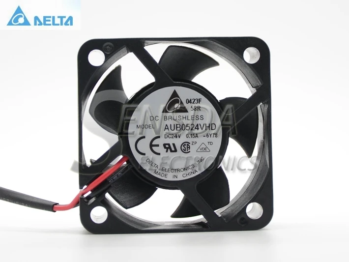 Вентилятор охлаждения для delta AUB0524VHD 5020 50 мм 5 см DC 24V 0.15A серверный инвертор корпус