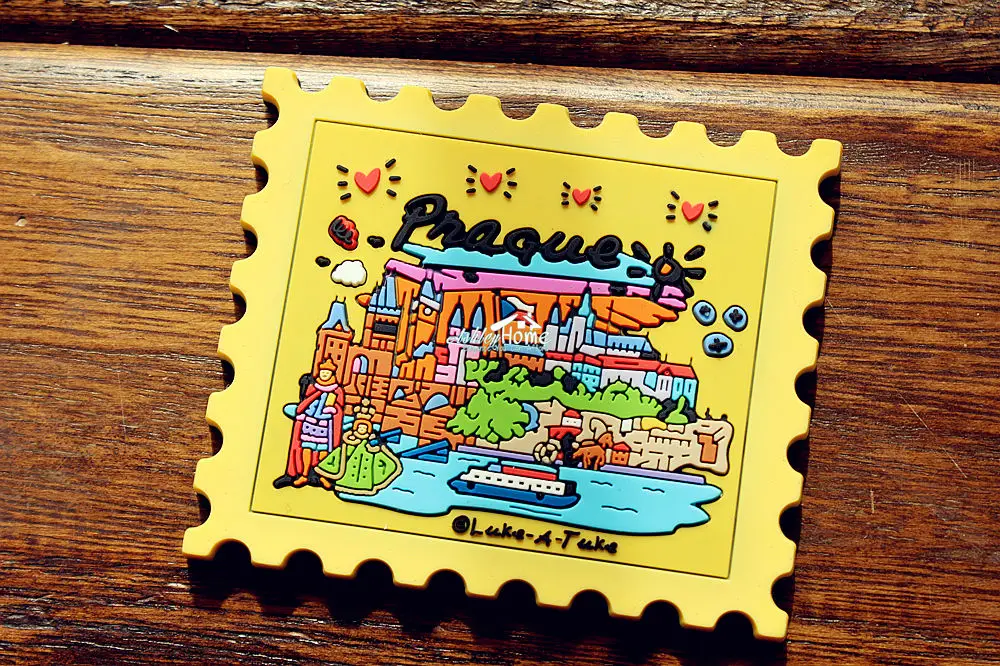 Чешская Прага туристический сувенир резиновая фотография|decorative fridge magnets|fridge