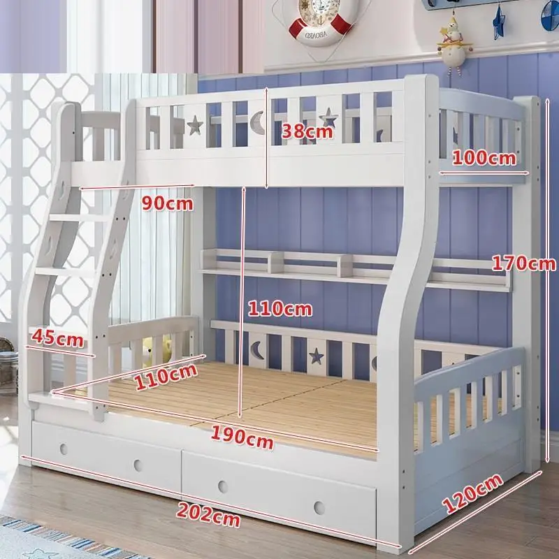 Quarto Deck Home Frame Mobili Per La Casa Letto Ranza Room De Dormitorio Mueble bedroom Furniture Cama Moderna Double Bunk Bed | Мебель
