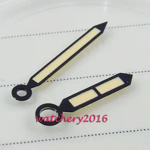 Черно-оранжевые стрелки для часов ETA 6497 6498 ST36, стрелки часов