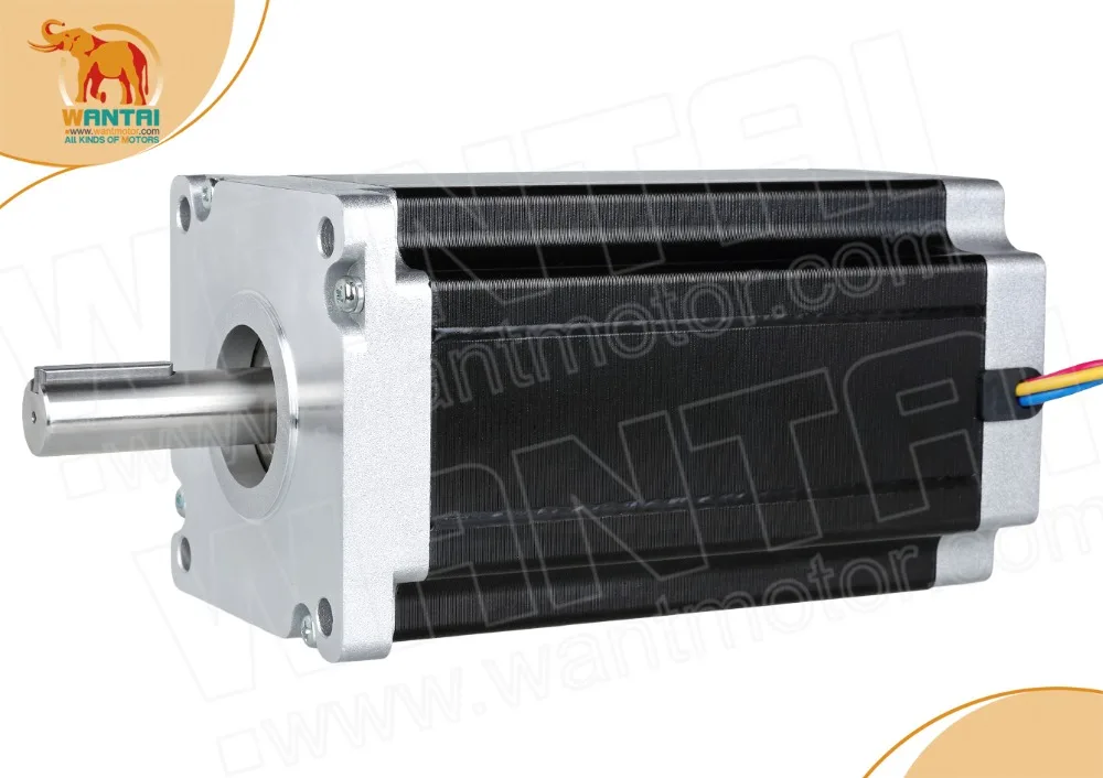 [ЕС Бесплатно] CNC Wantai Nema42 шаговый двигатель 110BYGH150-001 3256oz-in = 23N.M 6.0A 150 мм пластиковый