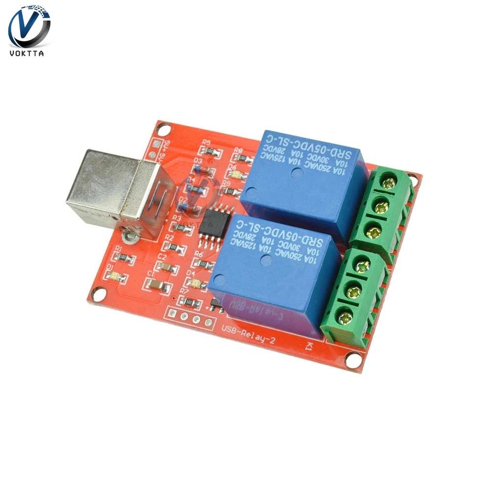 5 В реле USB 2 канальный программируемый для платы управления компьютером|Реле| |