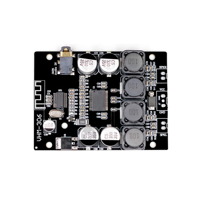 Hifivv аудио Bluetooth 4,2 TPA3118 усилитель мощности плата 2.0CH 50 Вт* 2 DC12V вход