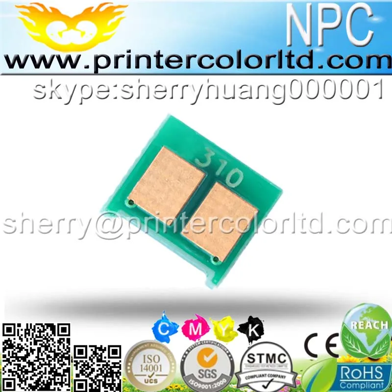 (1 шт./лот) Лидер продаж! Чип картриджа с тонером для HP LaserJet Pro 200 Color M251n/276nw/276n Canon