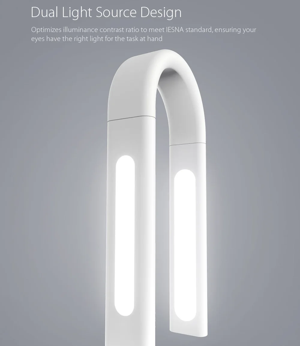 Оригинальная настольная лампа Xiaomi PHILIPS с умным управлением, светодиодный Настольный светильник, светильник для чтения Mijia Eyecare, умное приложение, Настольный светильник с дистанционным управлением