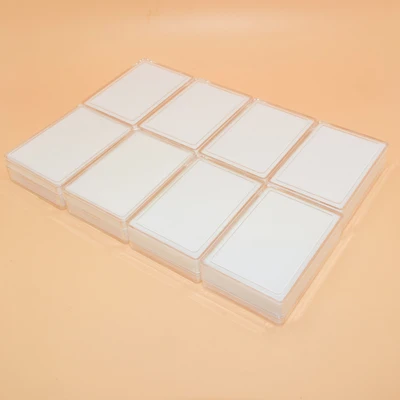 8.5x6cm White 8pcs Wholeale Алмазный органайзер для хранения, прозрачный прямоугольник, коробка для хранения драгоценных камней, коробка для упаковки драгоценных камней, подвеска, ювелирный комбо, Подарочный чехол для дисплея - Цвет: 8.5x6cm White 8pcs