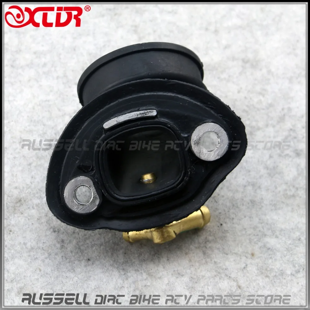 Carb впускной коллектор Впускной соединитель карбюратора адаптер для PIAGGIO FLY125 FLY150