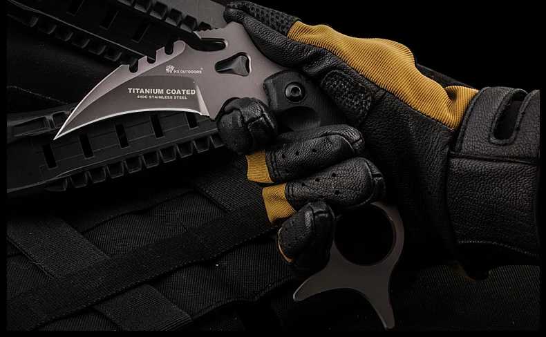 HX уличный армейский охотничий крутой нож 58HRC master D2 Karambit, прямой нож для поля выживания, наружный нож с ножами