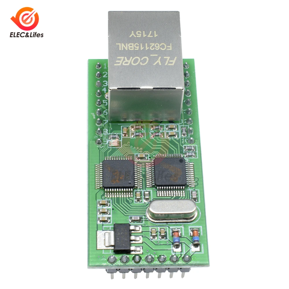 Ethernet LAN к TTL RS232 последовательный ТТЛ TCP / IP RJ45 сетевой конвертер адаптер плата 18 IO
