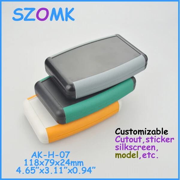 

10 pieces a lot,plastic enclosure for electronics118*79*24mm 4.65*3.11*0.95 inch plastic junction housing plastic abs enclosure