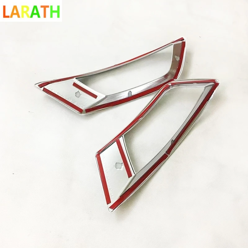 Для Jaguar F Pace f pace X761 2016 2017 ABS Chrome Задний противотуманный фонарь Lamp Stiker Cover Frame Accessories