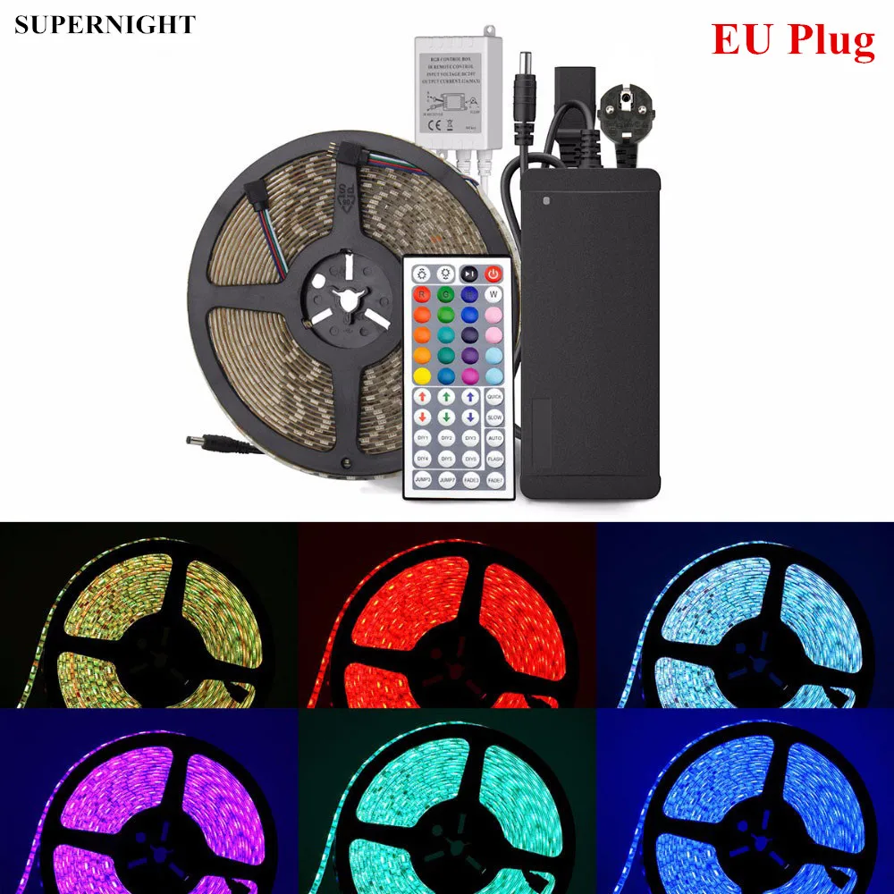SuperNight 5050 RGB Светодиодные ленты Комплект 10 м 60 светодио дный s/М DC 24 V IP65