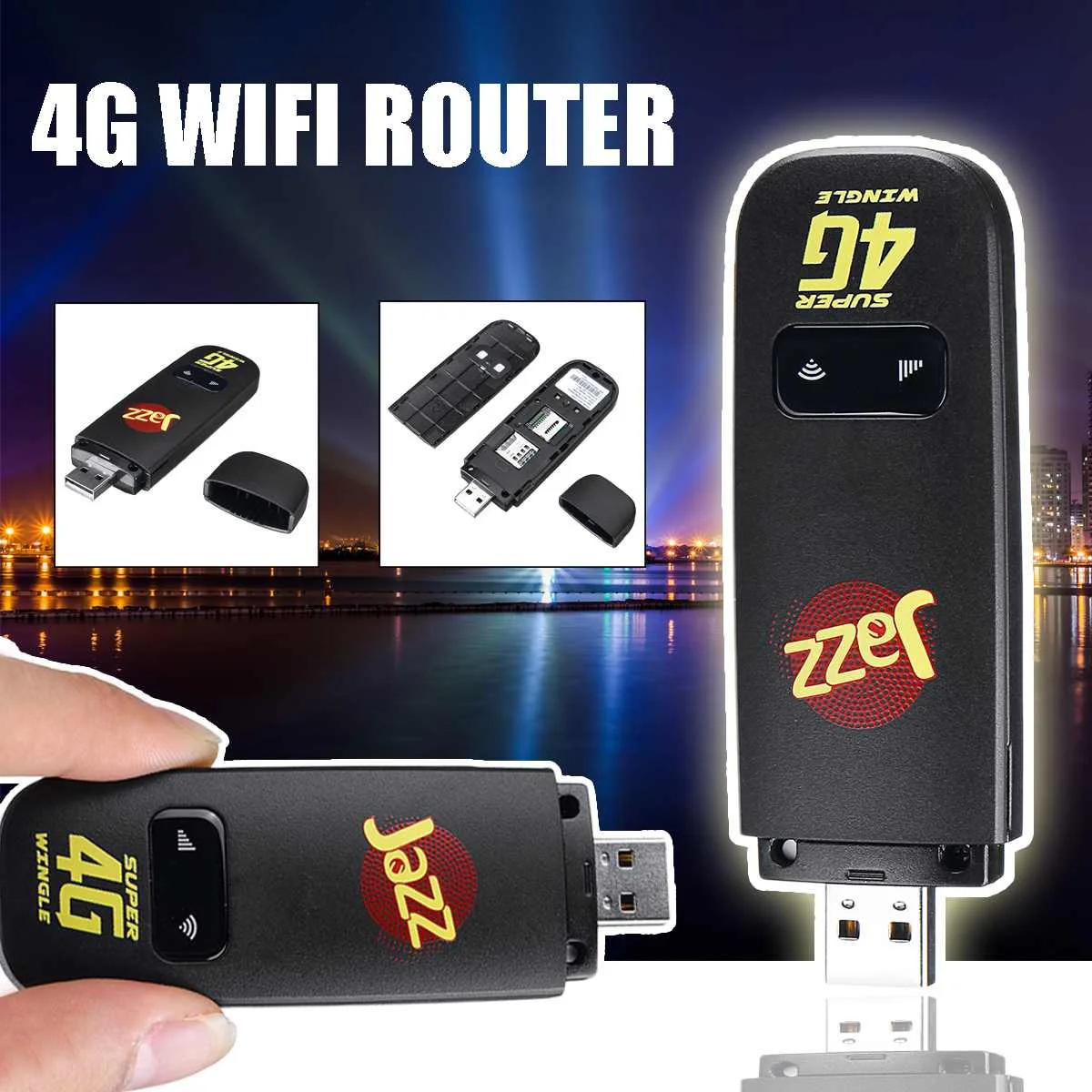 LEORY 4G LTE USB 150 Мбит/с модем сетевой адаптер с Wi-Fi точка доступа SIM карта 4G беспроводной маршрутизатор для путешествий автомобиля открытый офис