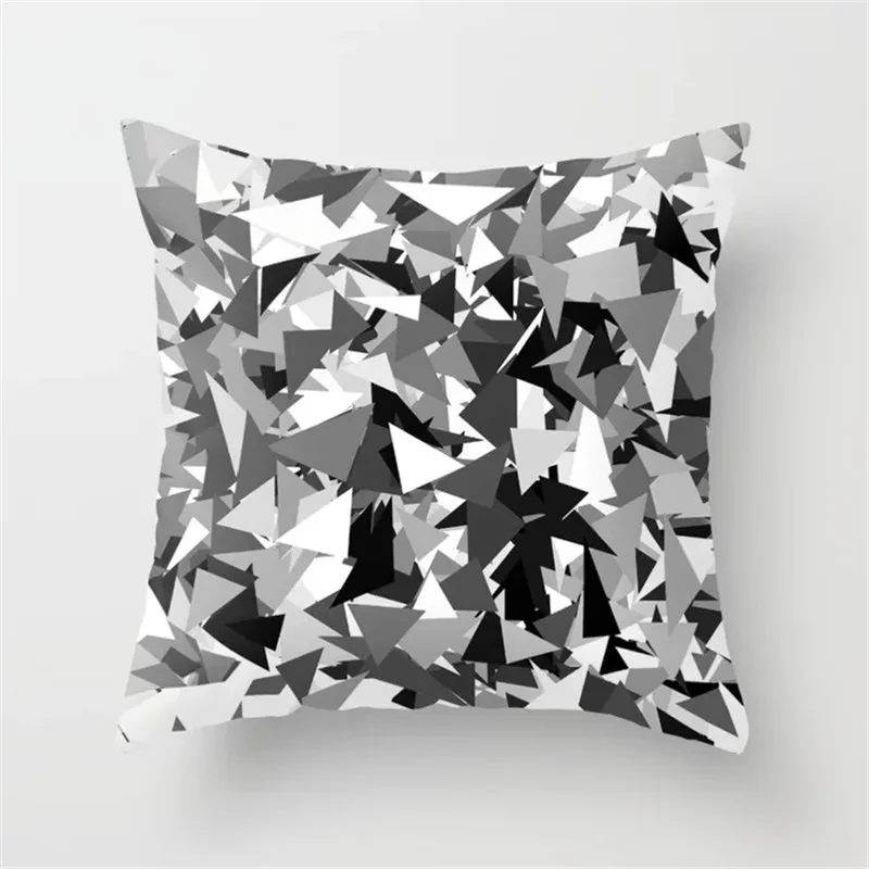 

Black and White Cushion Cover Nordic Pillow Cover Home Decorative Pillow Cover Polyester Cotton for Sofa Car Chair Pillowcase