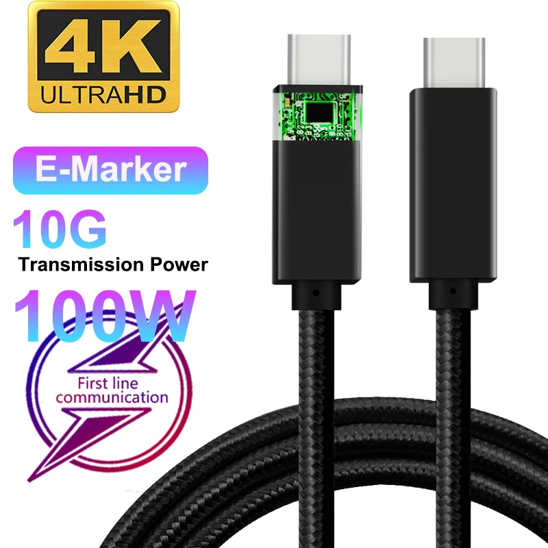 5А 100 Вт usb type C PD кабель для Macbook Pro QC 4,0 USB C быстрое зарядное устройство кабель для передачи данных для samsung S9 Plus S8 USB 3,1 type-C PD зарядка кабель повербанк