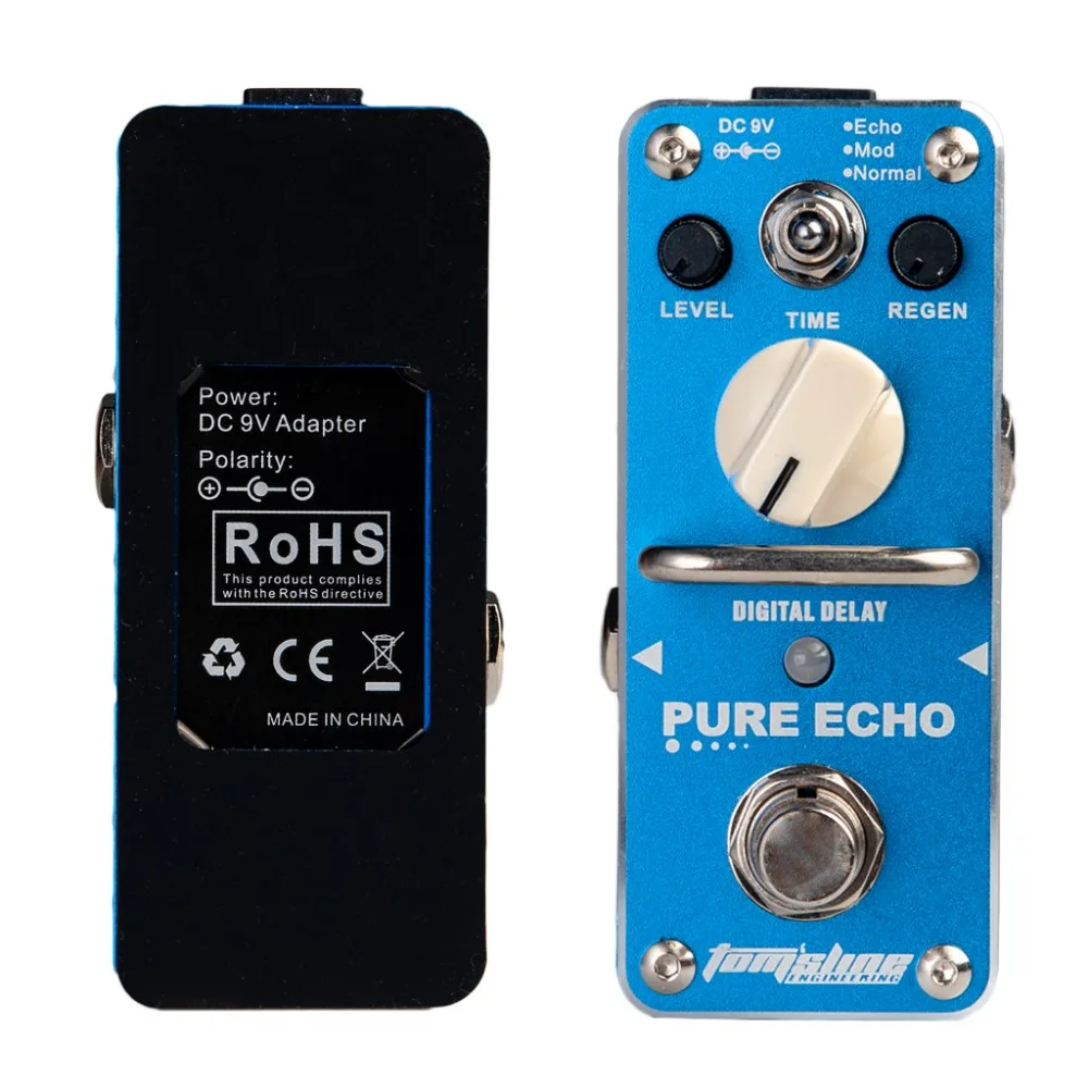 Гитара фирмы Арома педаль эффектов APE 3 чистый эхо Цифровая Задержка для