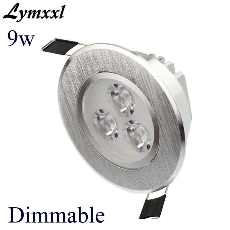 High Power Led Lighting Ceiling 3*3w 9w Down Light for Home Indoor Recessed Spot Lamp 110v 220v 12V 24V + Drivers CE UL | Освещение