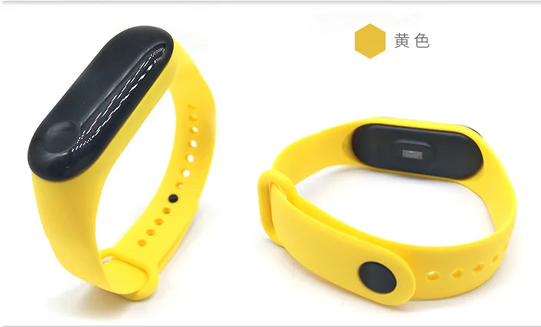 Ремешок силиконовый для Xiaomi Mi Band 3 спортивный браслет смарт часов xiaomi mi band