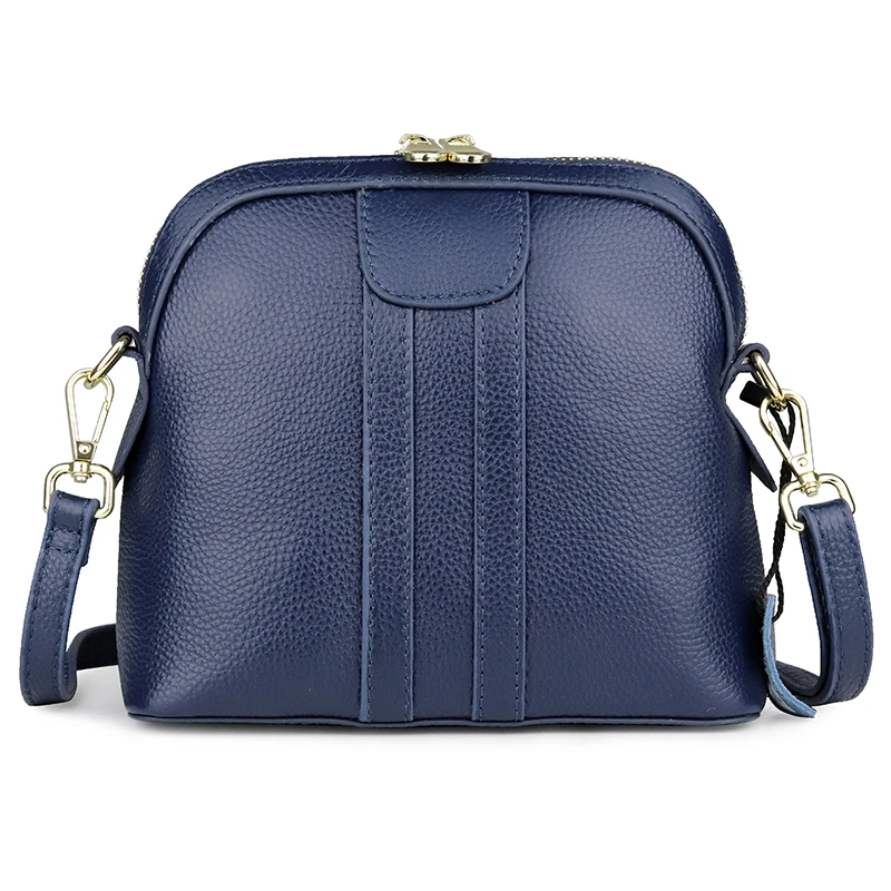 

Top Quality Genuine Leather Women Messenger Handbags Black/Red/Blue/Purple Small Ladies Shoulder Bag Girl Phone Crossbody Purse