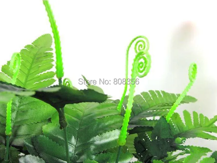 Искусственные зеленые растения 8 шт. имитация папоротника листья зелени для