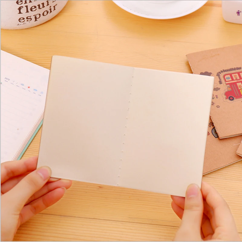 Милый мини ноутбук в Корейском стиле блокнот с пустыми страницами канцелярские