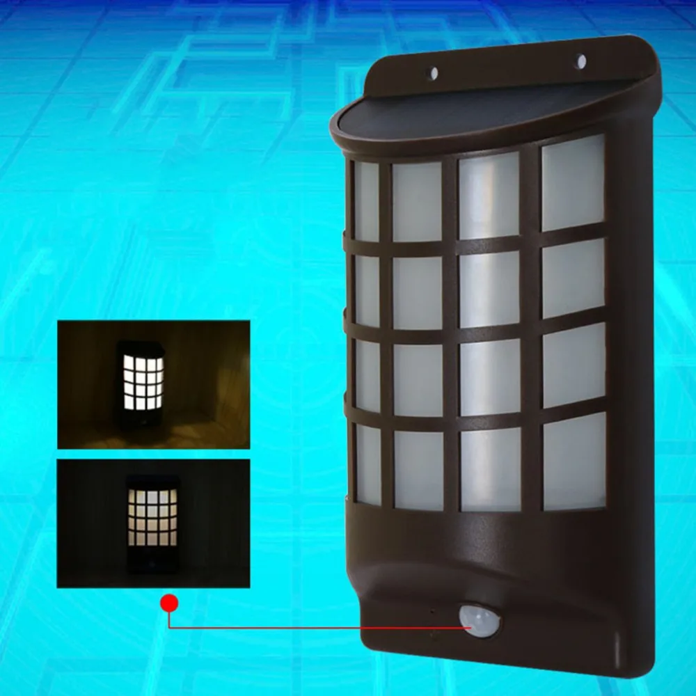 IP65 Солнечный Мощность движения человеческого тела Сенсор свет инфракрасная