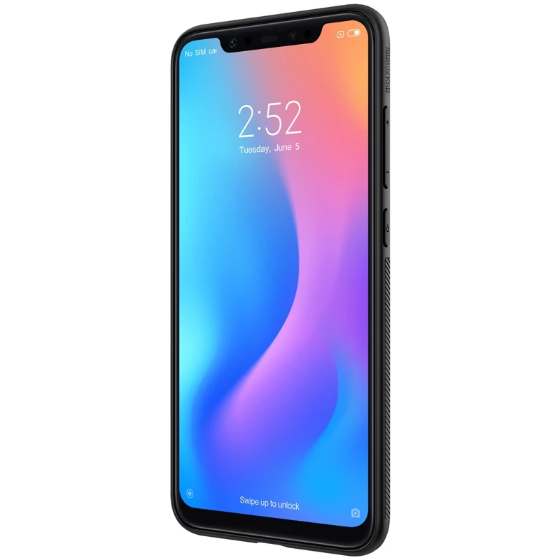 Xiaomi mi 8 Чехол адсорбции крышка стиль углеродного волокна |