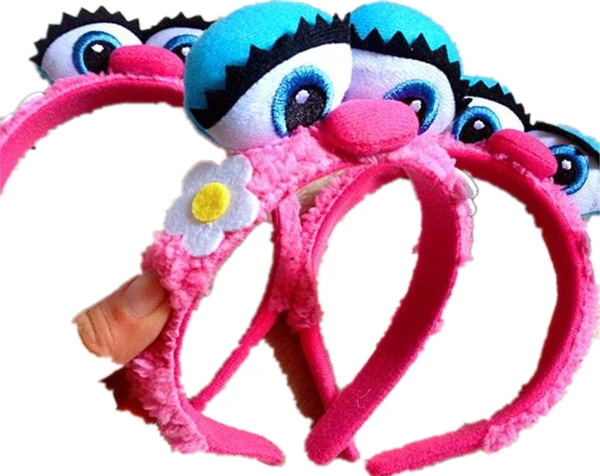 В Корейском стиле милые Сезам Эбби Cadabby повязки для волос ободки преувеличенный