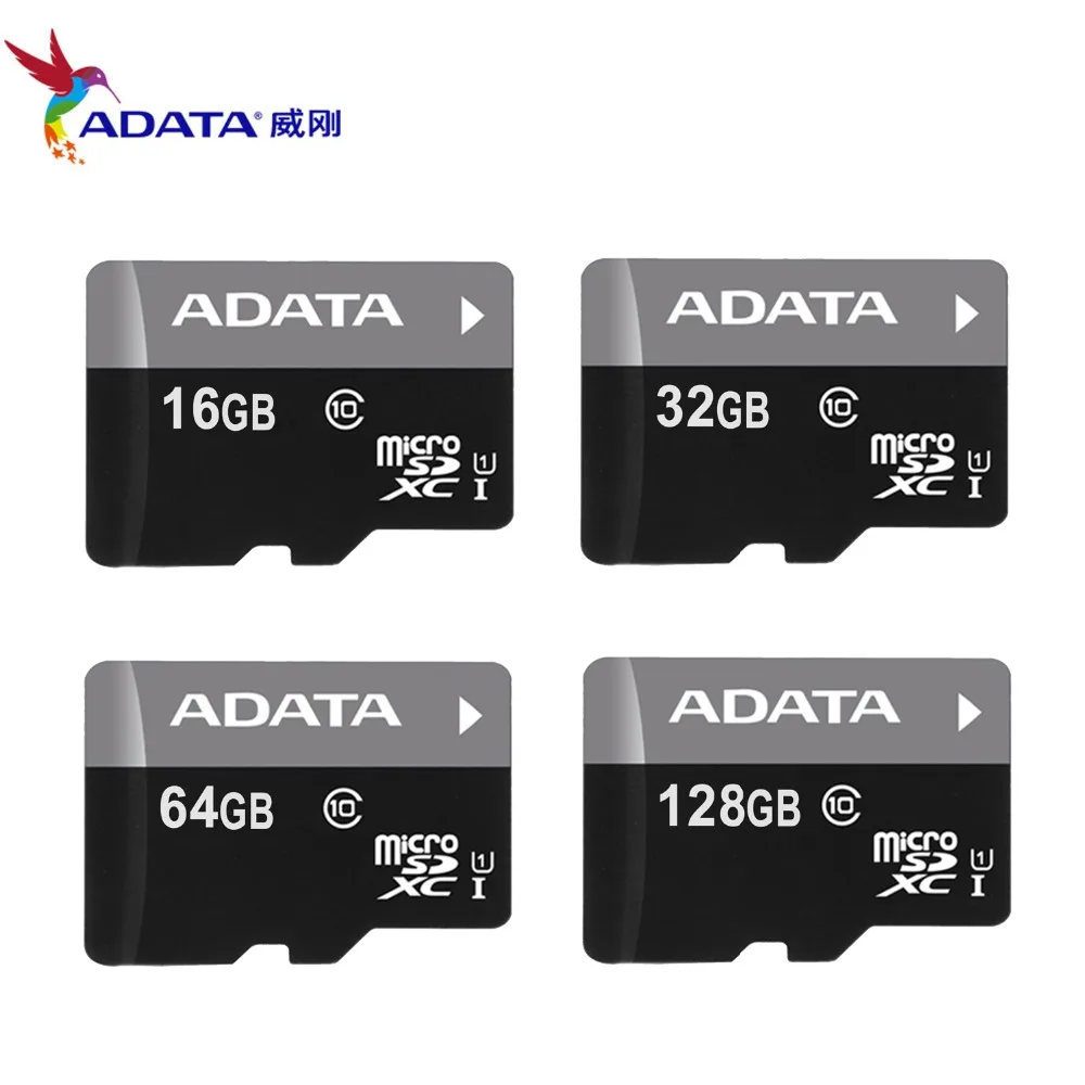 ADATA карта памяти 64 ГБ Micro sd карты Class10 UHS-1 флэш-карты Microsd TF/sd s для смартфонов/Tablet 16 32